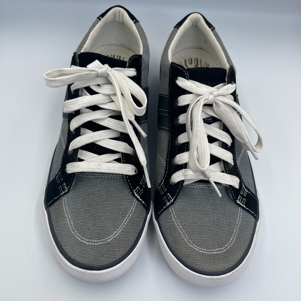 Skechers Relaxed Step Men's 11.5 Navy Canvas Lace Up Sneakers